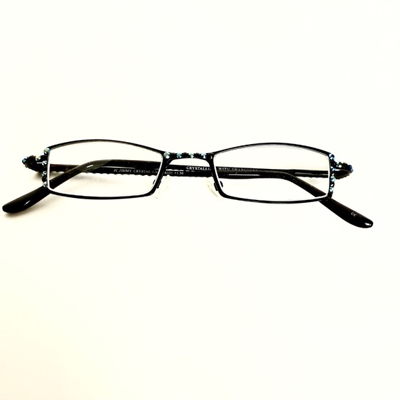 JC. Jimmy Swarovski Crystal Reading Glasses +1.50 - Picture 2 of 13
